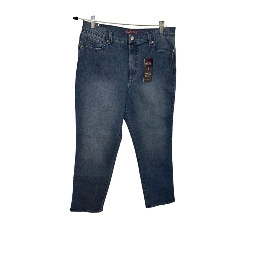 Gloria Vanderbilt Amanda Swan Series Flawless Flex Supreme Stretch Jeans 14 Avg